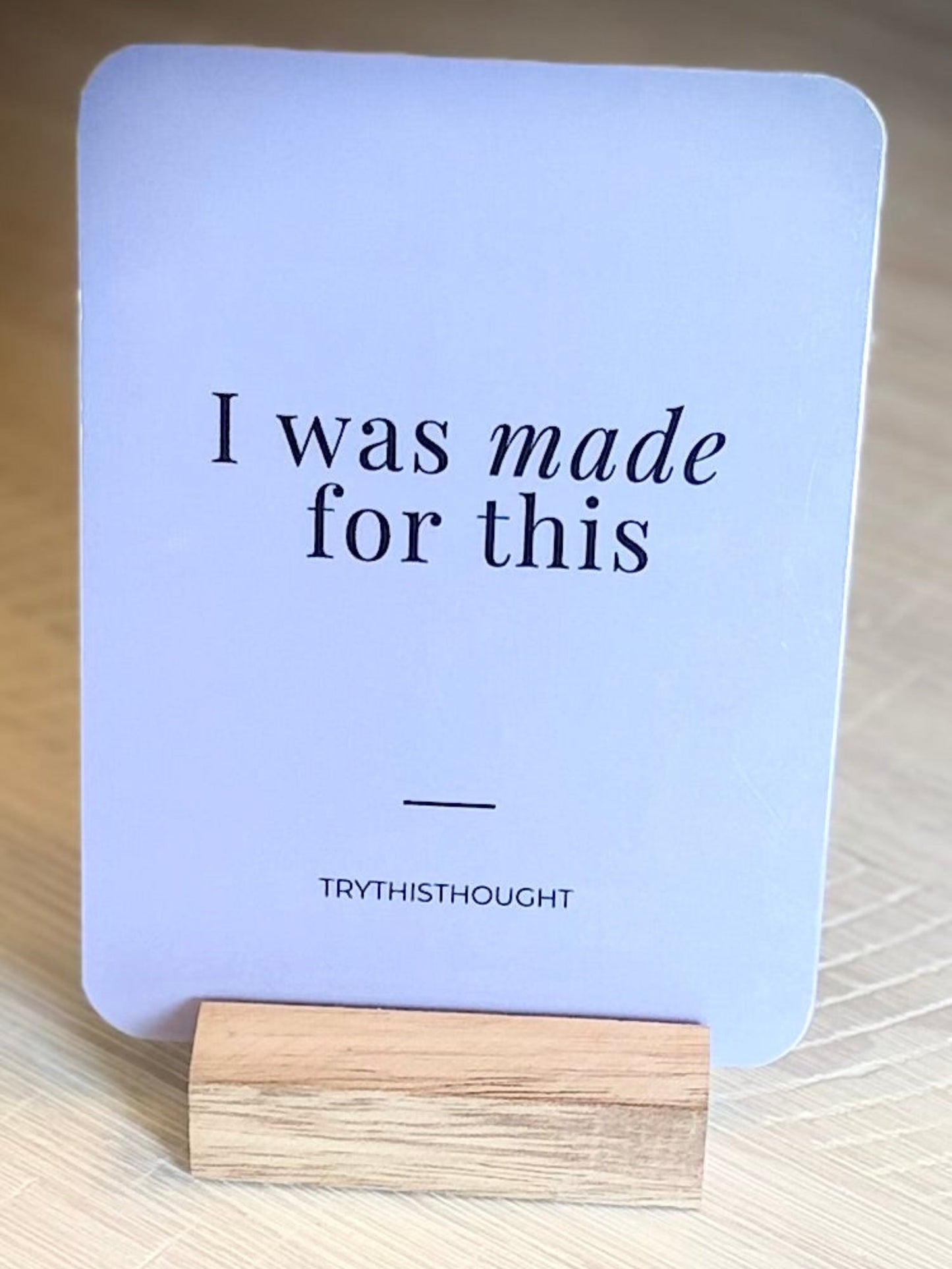 Wooden Card Stands